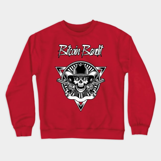 Bitcoin Bandit Crewneck Sweatshirt by CryptoTextile